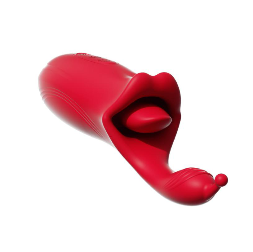 Licking & Biting Thrusting Vibrator - Clitoral