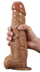 Realistic Dildo with Balls 280mm - Realistic
