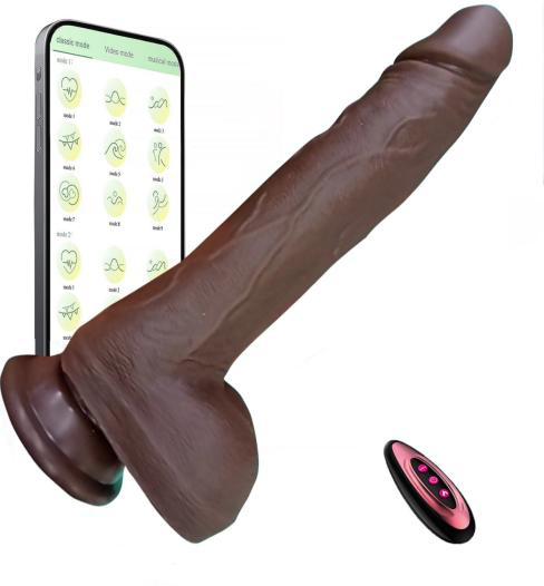 Thrusting Vibrator with Heating - Realistic