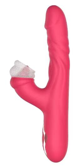 Vibrating Telescopic Sucking Vibrator
