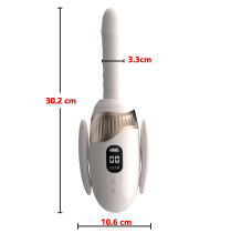Ellis Thrusting Vibrator with LCD Display - Vibrators