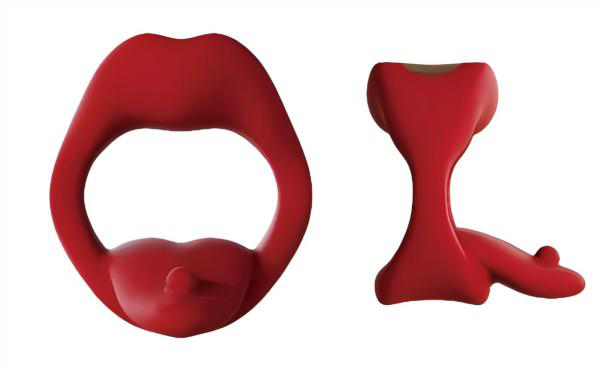 Prostate Stimulator & Cock Ring 7x6.3x6cm Silicone