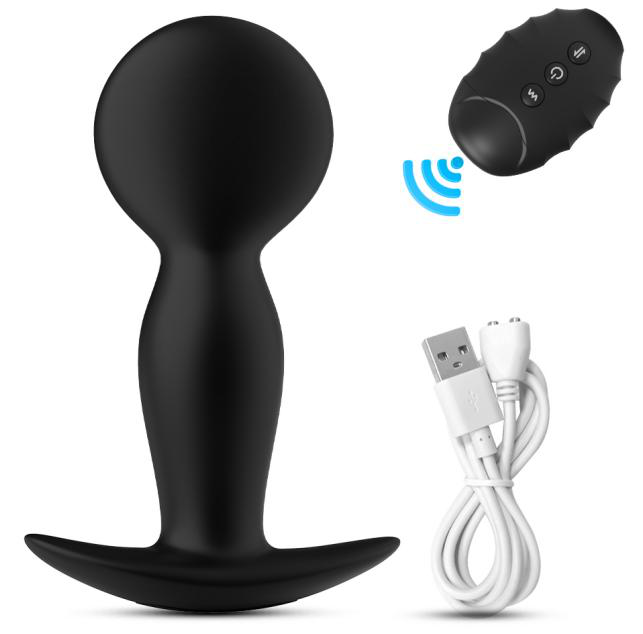Remote Control Inflatable Vibrator - Butt Plugs