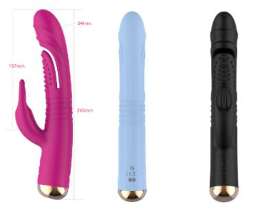 Telescopic Vibrator with Secondary Attachment - Rabbit