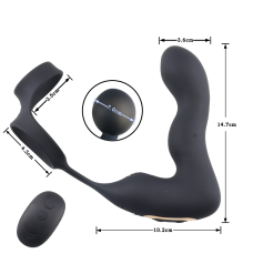 Tyler Inflatable Vibrator with Remote