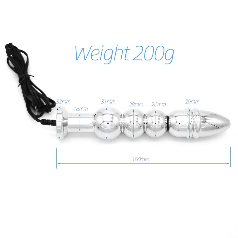 TB-E263 electro-conductive stainles steel anal plug