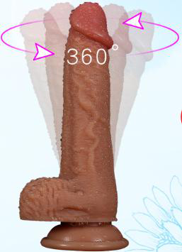 Heating Rotating Vibrating Dildo