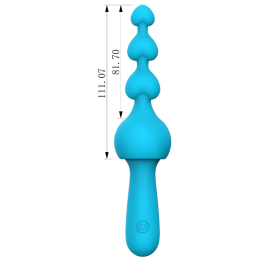 Material: Silicone Size: 181*42mm Weight:82g Function description: 10 frequency vibration Charging mode：Pin Charging - Vibrators
