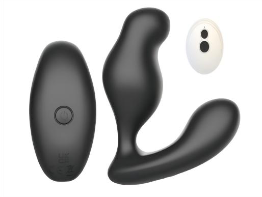 Prostate Stimulator & Cock Ring 9x8x3.5cm Silicone