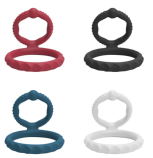 Silicone Ring Set A:28mm B:40mm - Cock Rings