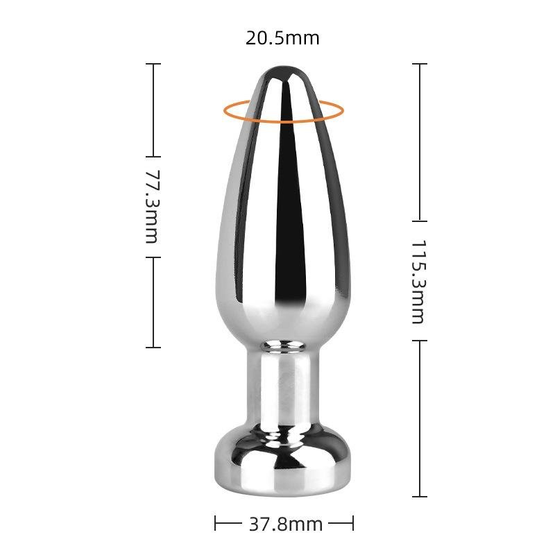 Harmony Remote V Metal Anal Plug: 10 Modes, USB Charge, Waterproof, Whisper-Quiet