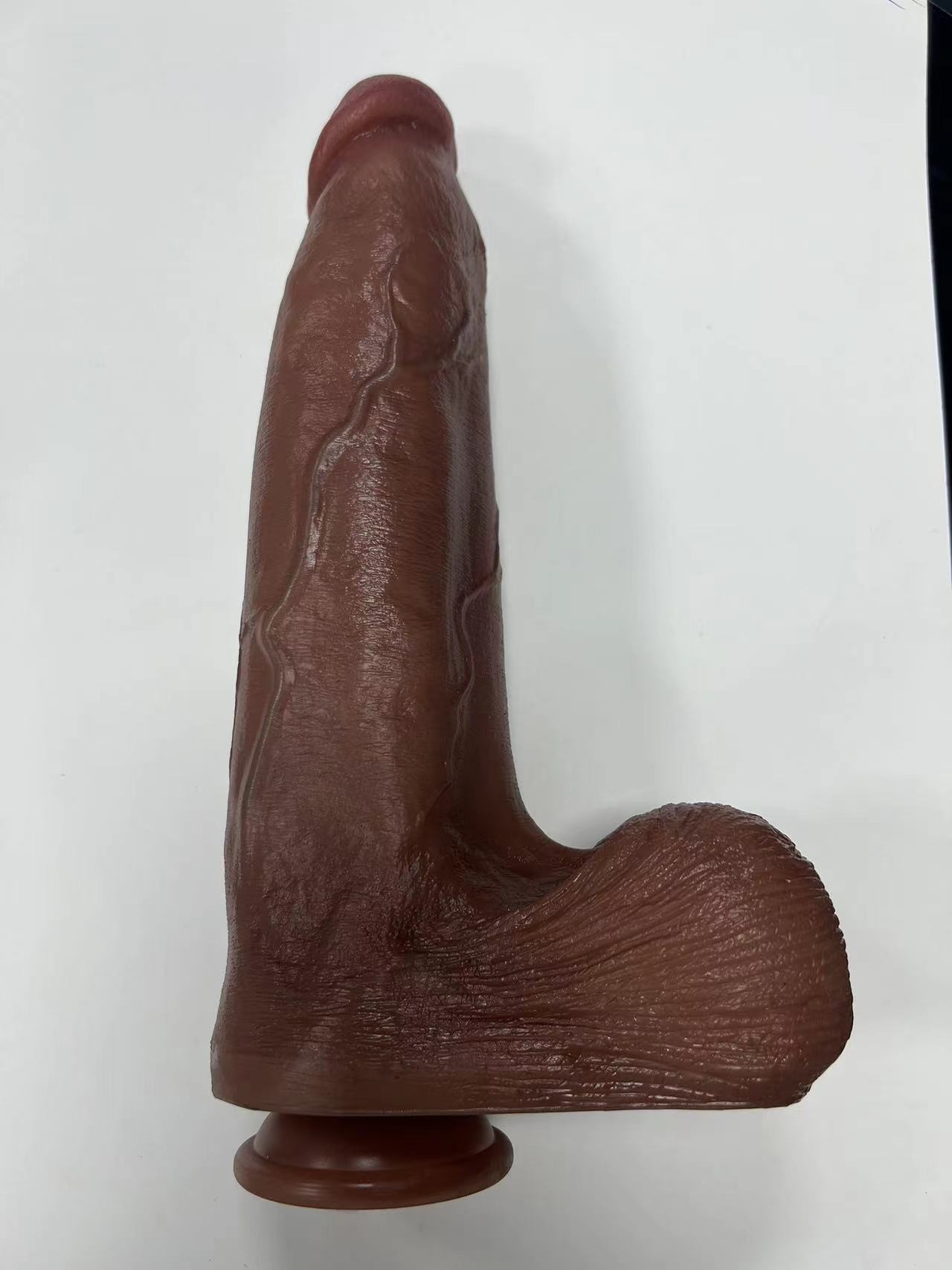 Manual 2-Layer Silicone Massager (7.0x33cm) - Dildos