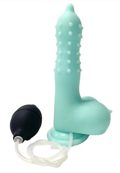 21.5cm Liquid Silicone Dildo with Ejaculation Effect - Dildos