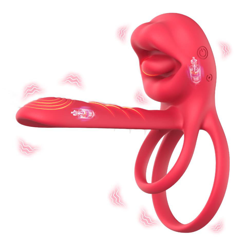 Dual Motor Licker Vibrator with Remote Control - Clitoral