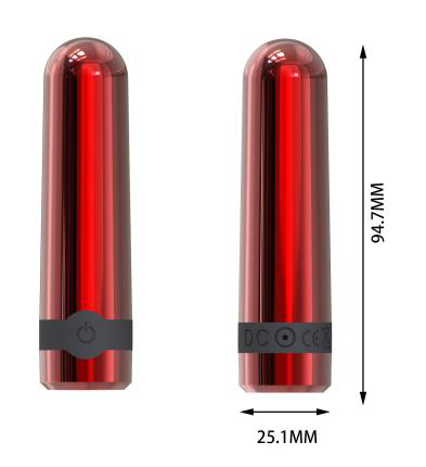 Round-Nosed Bullet Vibrator (Flat Bottom) - Bullet
