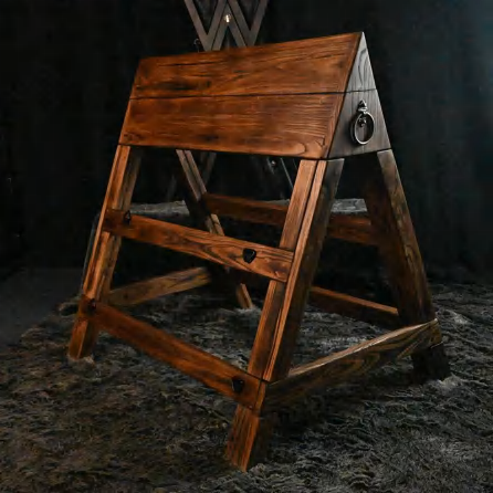 Kneeling and Prone Triangular Wooden Horse - Bondage restraints