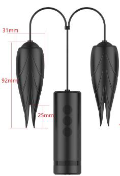 Silicone Vibrator — 9.2cm,3.1cm - Pocket