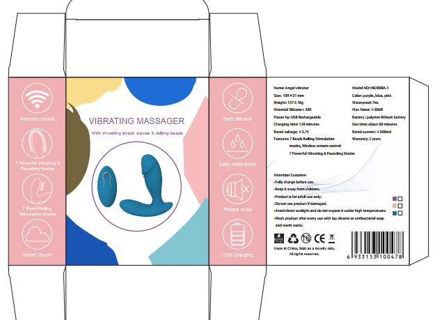 Rolling Beads Vibrator with Remote Control - Vibrators