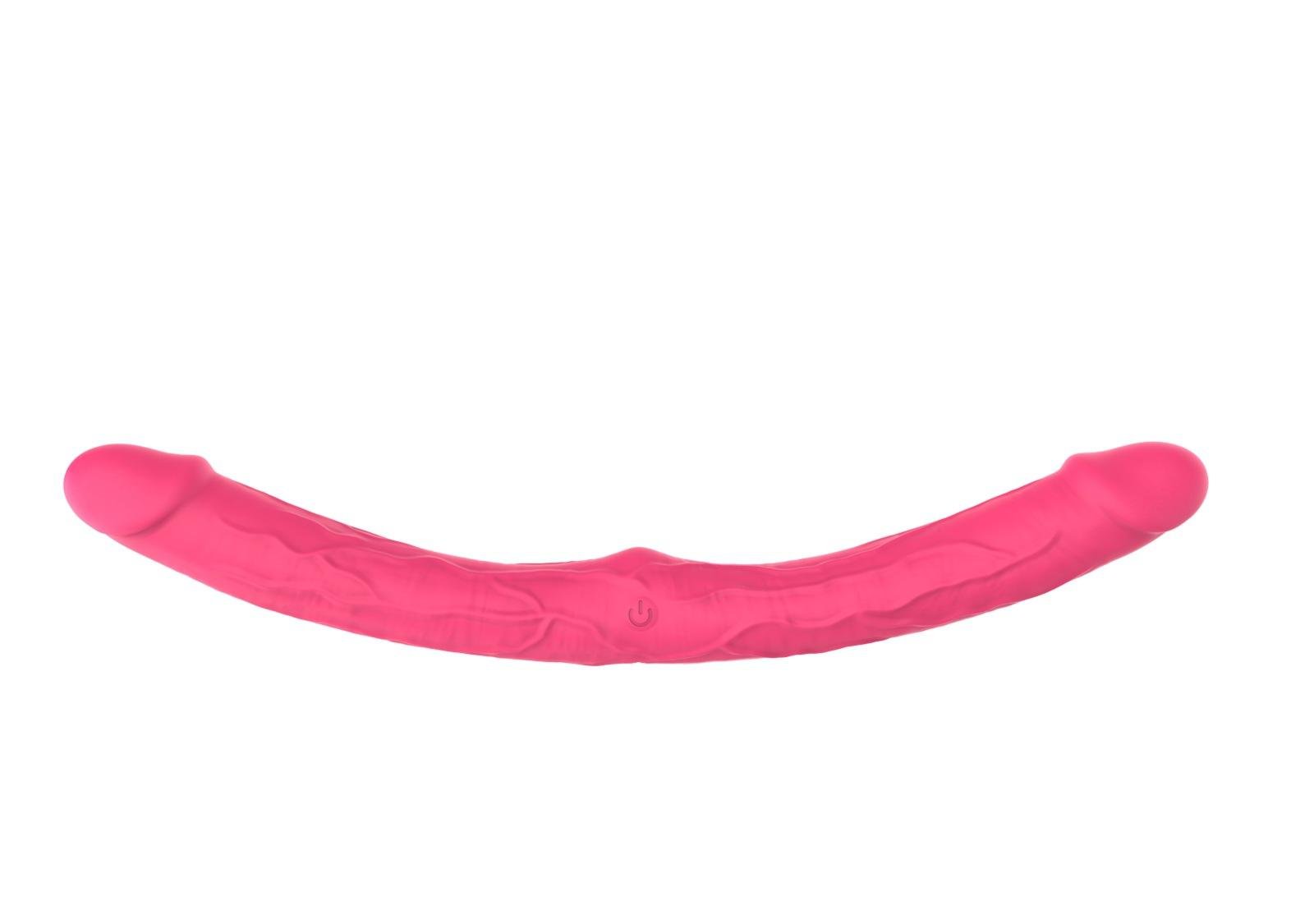 TB-A186 Fun For Two Double-ended Vibrating Dildo - Realistic
