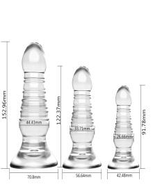 Transparent TPE Dildo (Medium) - Dildos
