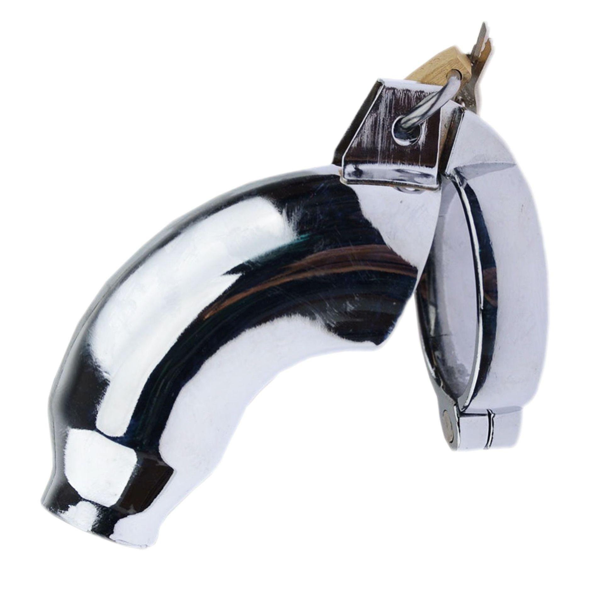 TB-B163 Tubular Chastity Cage With A Screwed-on Cap - Bondage restraints