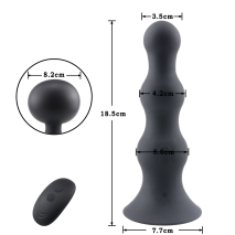 Xavier Inflatable Bead Vibrator with Remote