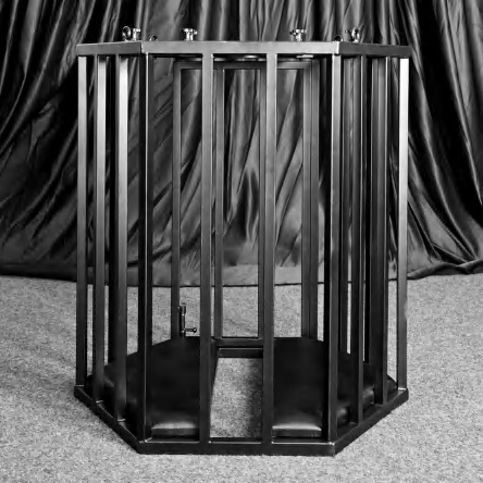 Hexagonal Hanging Cage All in One - Style B - Bondage restraints