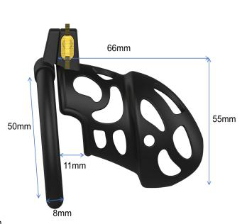 Male Chastity Device - Bondage restraints
