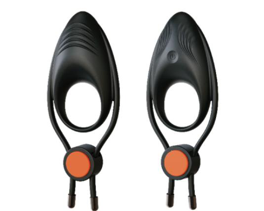 Prostate Stimulator & Cock Ring 7.5x4x6.5cm Silicone