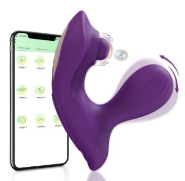 9 Vibration Modes + 9 Rotation Modes Vibrator - Wearable