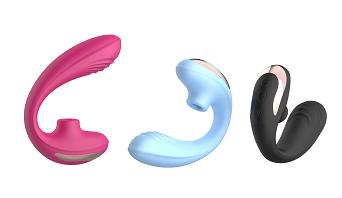 Suction and Vibration Vibrator with 10 Frequencies Each - Suction