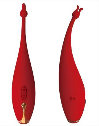 Vibrator with Licking 180mm