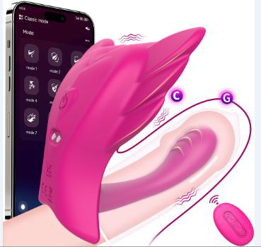 Dual Vibrator with APP and Remote Control — HB2524 APP+Remote - Wearable
