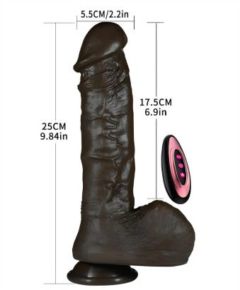 Simulation Vibrating Dildo 25cm - Realistic