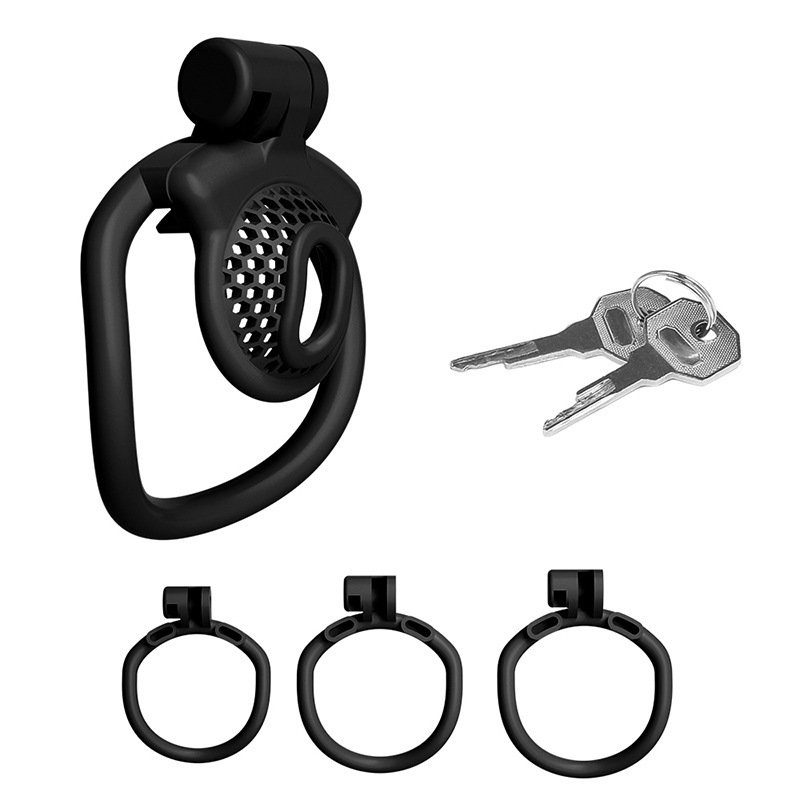 TB-B146B Chastity Cage the Negative - Cock Rings