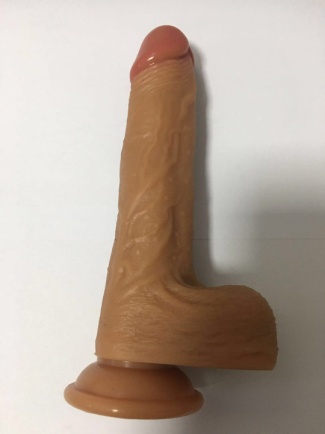 Manual 2-Layer Silicone Massager (4.0x22cm) - Dildos