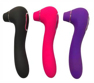 Vibrator with Suction 18.5cm - Suction