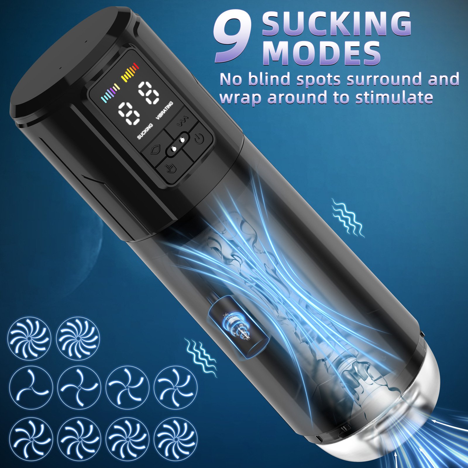 Waterproof Vibrating Masturbator
