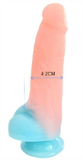 19.5cm Liquid Silicone Dildo Luminous Edition