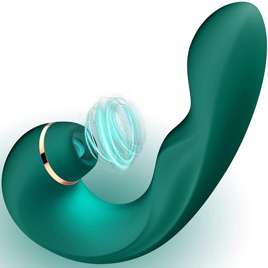 Sucking Vibrator with 10 Vibrations and 10 Suction Modes - Suction