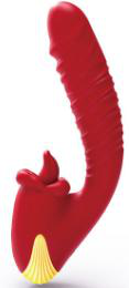 Telescopic Vibrator with Licking - Clitoral