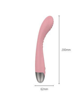 Dual-Density Silicone Vibrator — blue pink - Vibrators