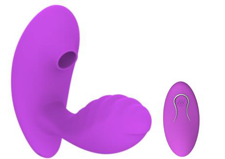 Sucking Vibrator with Remote Control - Suction