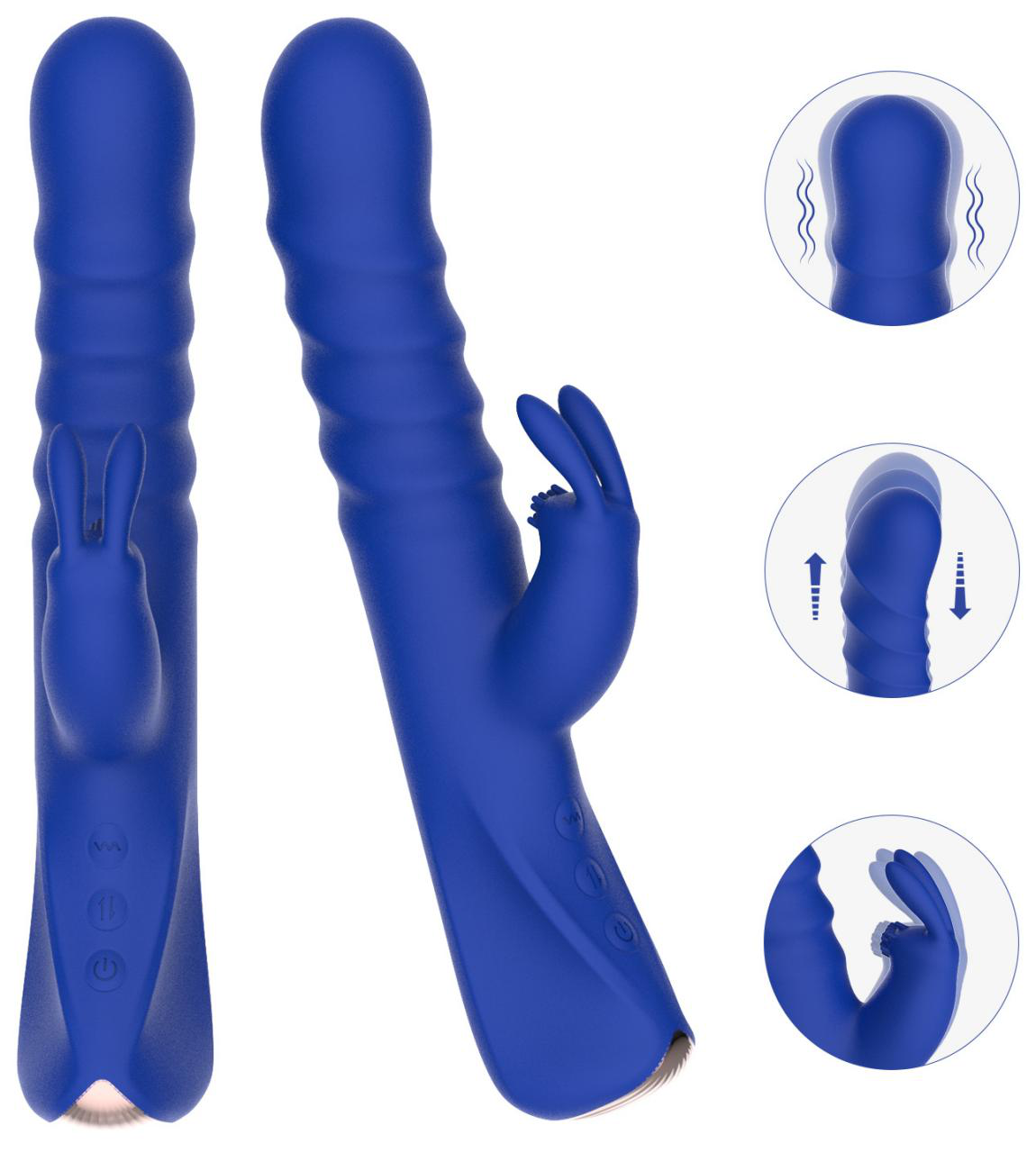 Thrusting & Vibrating Rabbit Vibrator