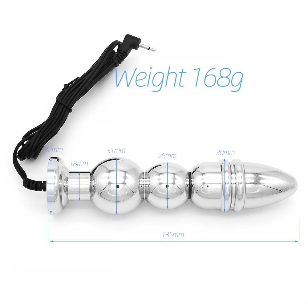 TB-E262 electro-conductive stainles steel anal plug - Butt Plugs
