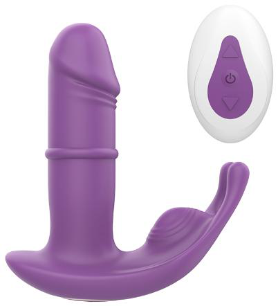 Sliding Ring Vibrator with Remote Control - Rabbit