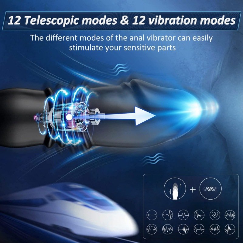 TB-A034 Prostate Massager With Remote Control For Men