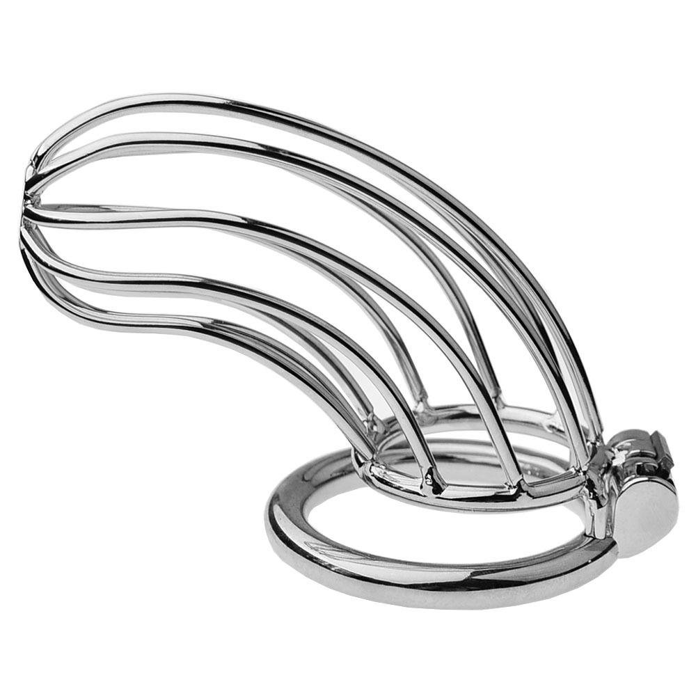 TB-B177 Long Chastity Cage with Built-in Lock - Bondage restraints