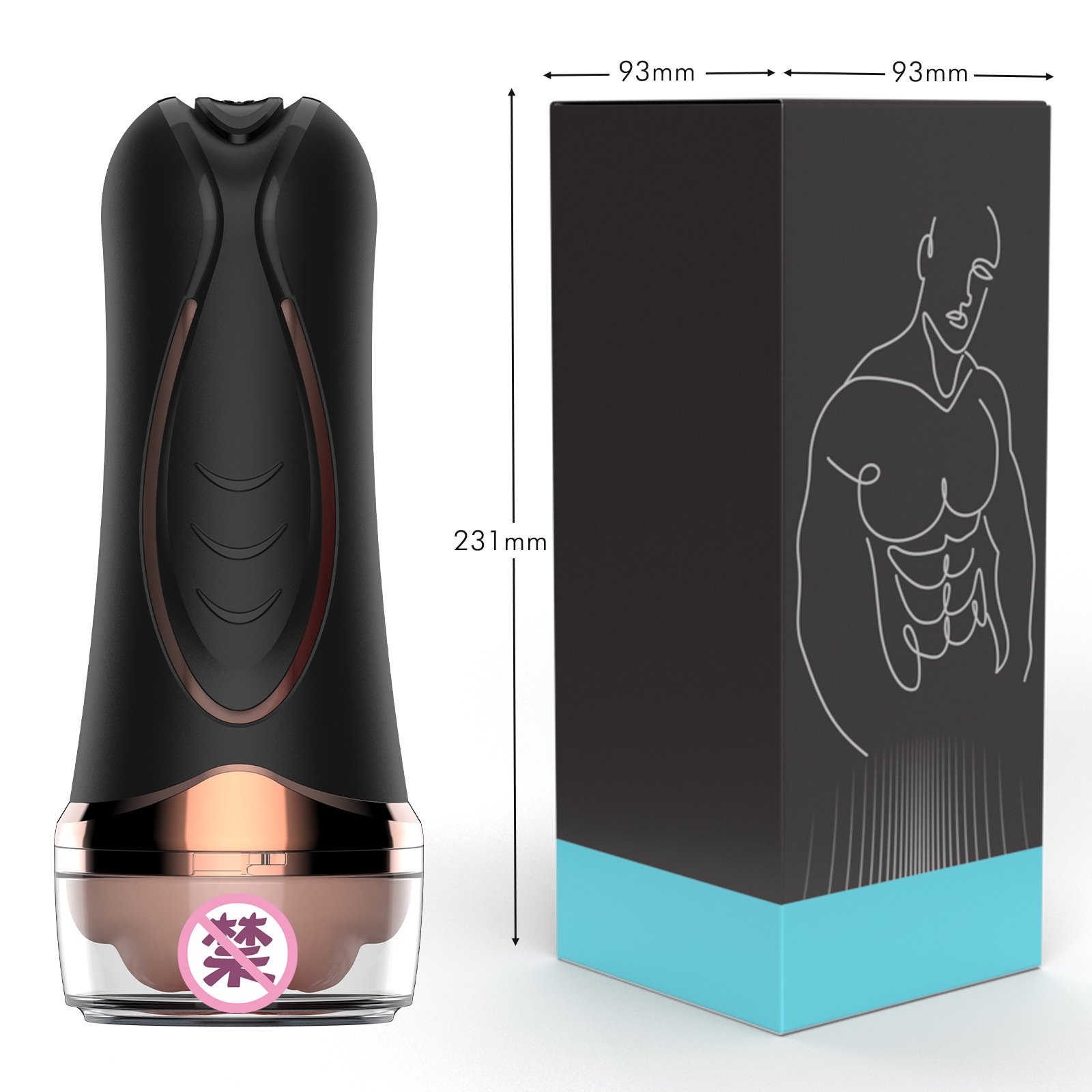 Squeeze-Activated Waterproof Vibrating Masturbator