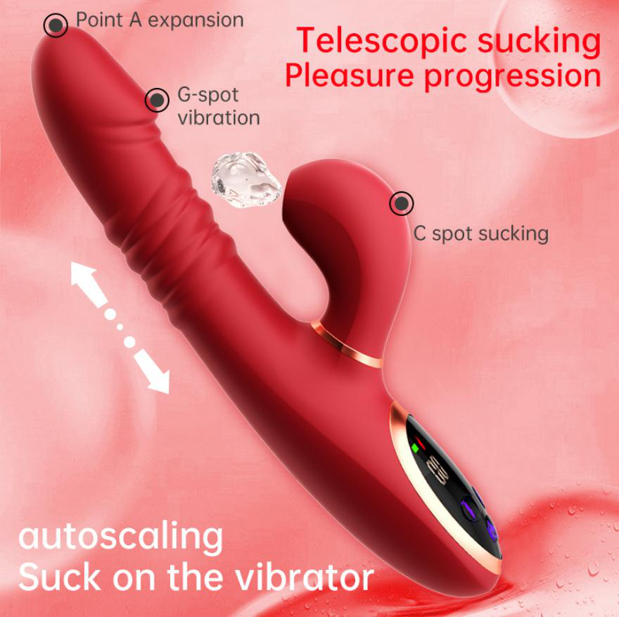 Sucking Vibrator with 9 Options - Rabbit